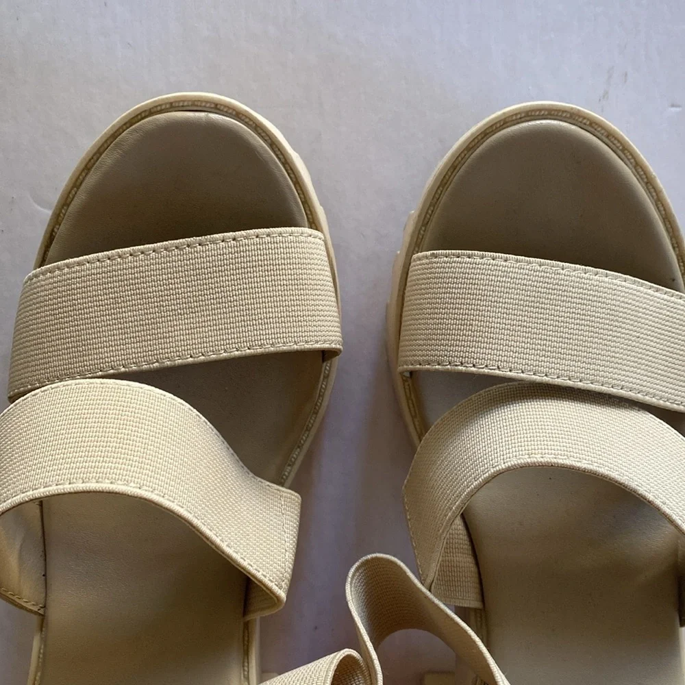 Madden Girl Block Heels Platform Sandals Size 7.5M